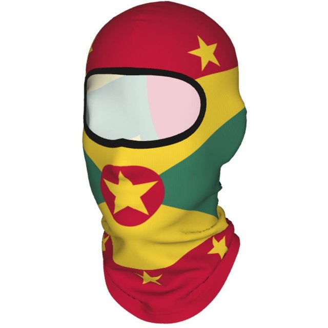 Grenada Flag Outdoor Cool Sunscreen Motorcycle Face Mask Moto Biker Wind Cap Mask Stopper Windproof Bicycle Cycling Headgear