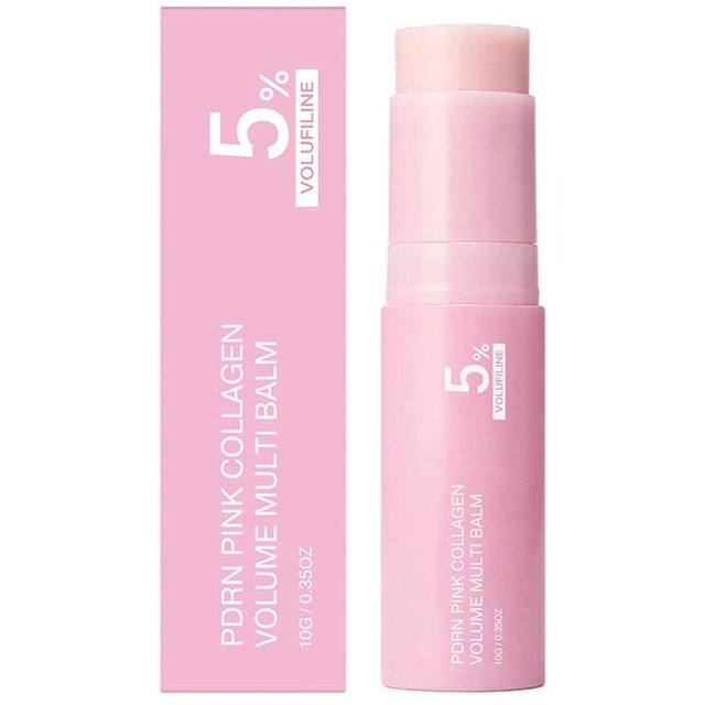 Rich Moisturizing Stick 10g Portable Face Balm with Plant Extract Formula for Dry Skin Daily Hydration Travel Skin Care Use
