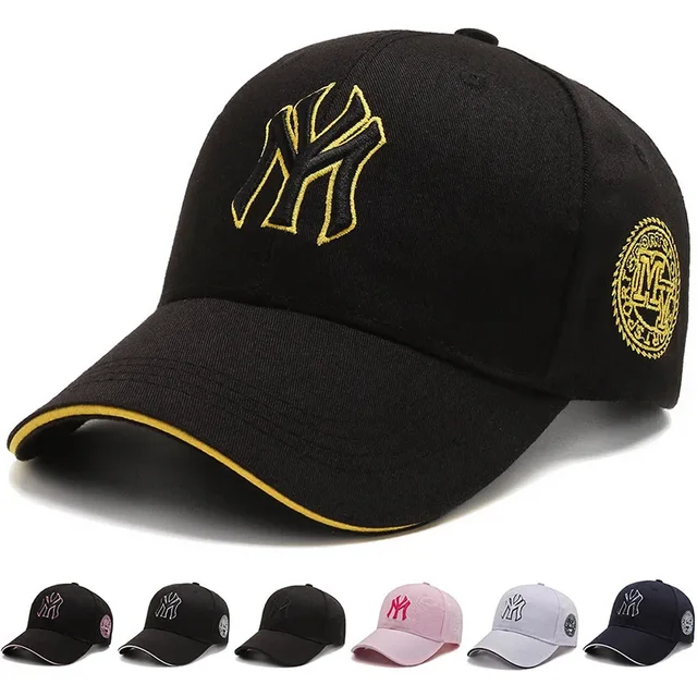 1PC Unisex Casual Baseball Caps Letter Embroidery Hip-hop Hats Spring Autumn Outdoor Adjustable Trucker Caps Sunscreen Hat