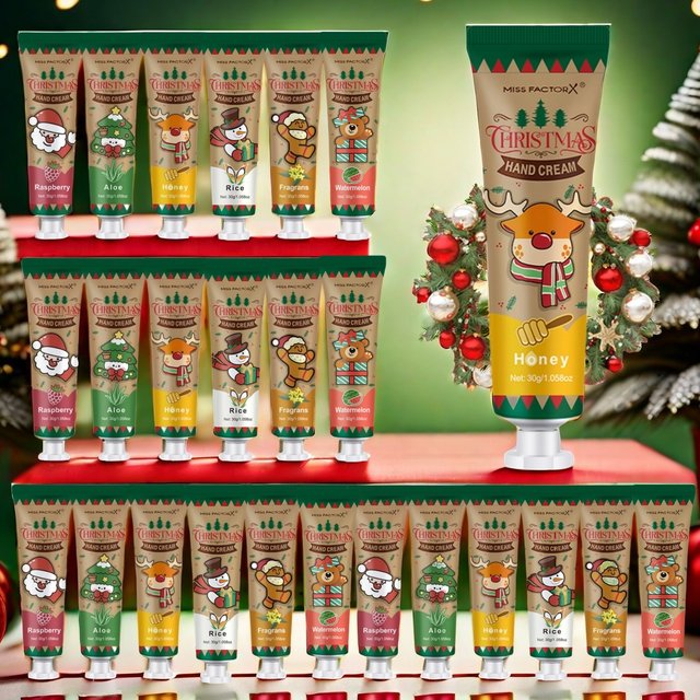 24Pcs Gift Set, Hand Cream Kit, Moisturize Smooth Hands for Dry Skin, Women Christmas Valentine Gifts