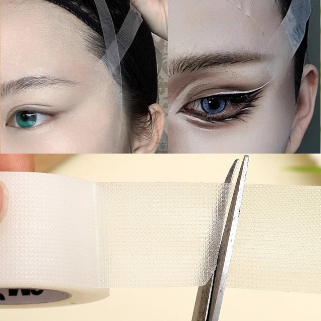 New 8M/Roll PE Facial Tape Professional Lift Wrinkles Cosplay Makeup Tape Transparent Beauty Makeup Tool V-Line Face Lift Tape