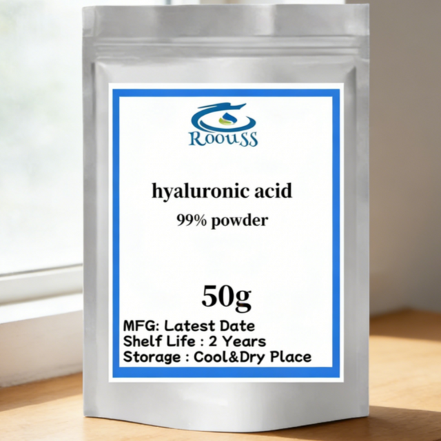 High Content 99% Cosmetic Materials Hyaluronic Acid Powder Anti-wrinkle And Anti-aging,moisturizing,free Shippin