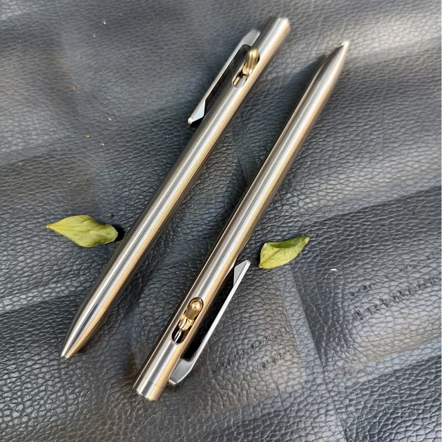 Stylo en alliage de titane EDC avec collection d'écriture, multifonctionnel, portable, extérieur, outils