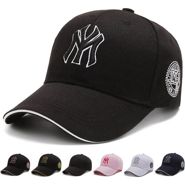 1PC Unisex Casual Baseball Caps Letter Embroidery Hip-hop Hats Spring Autumn Outdoor Adjustable Trucker Caps Sunscreen Hat