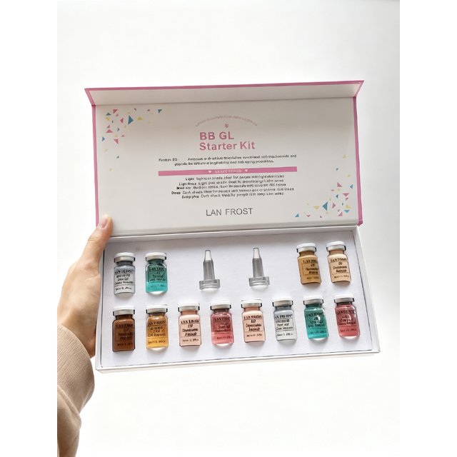Korea 8ml Salmon DNA BB Cream Glow Starter Serum Kit Whitening Foundation Moisturizing Skin Rejuvenation Skin Care