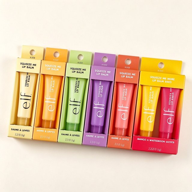 E.l.f Duo Lip Gloss Balm Two Tone Set 3 Combinations Mango-Watermelon Bubblegum-Cherry Mint-Chocolate Power Grip Primer 75ml