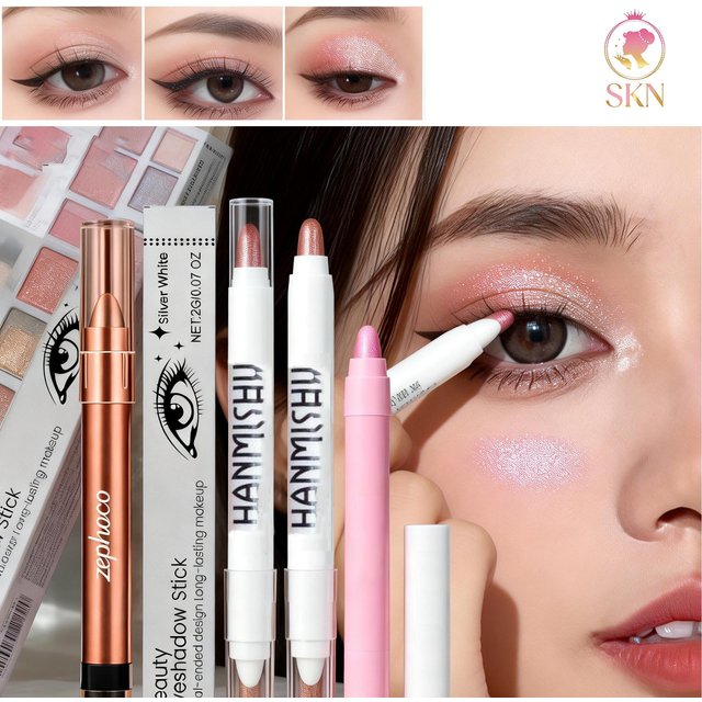 Glitter Highlighter Pen Eyeliner Pencil Lying Silkworm Pencils Brightening Eyeshadow Stick Waterproof Long-lasting Dazzling