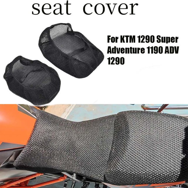 For KTM 1290 Super Adventure 1190 ADV 1290 Motorcycle Accessories Seat 3D Sunscreen Mesh Cushion Anti-Slip Seat Cover