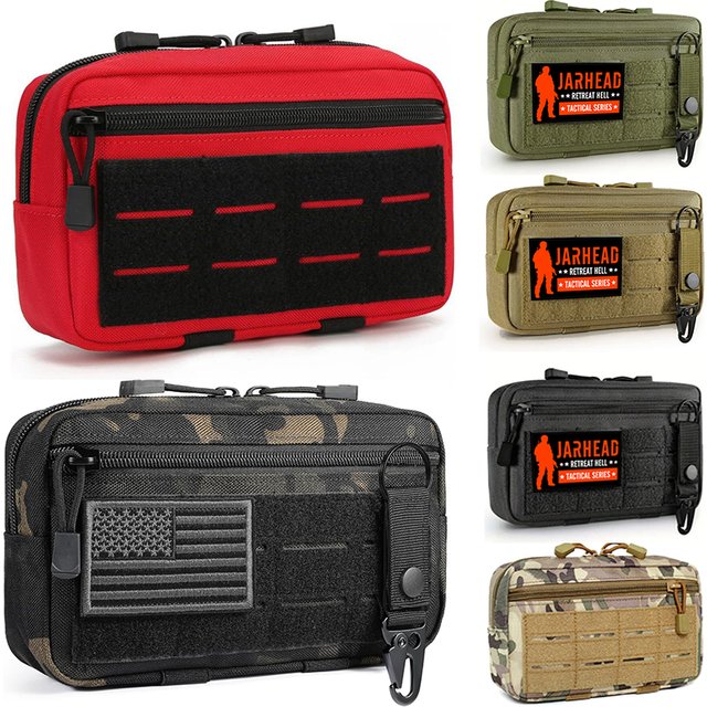 Pochette tactique Molle EDC, trousse de premiers secours, sacoche de taille, pochette utilitaire d'urgence EMT, sac de chasse pour la chasse et la randonnée