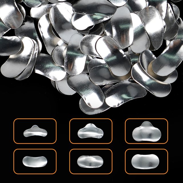 100pcs/bag Dental Matrices Sectional Contoured Metal Matrix Bands Matrix Rings Full Teeth Replacement Dentsit Oral Care Tool