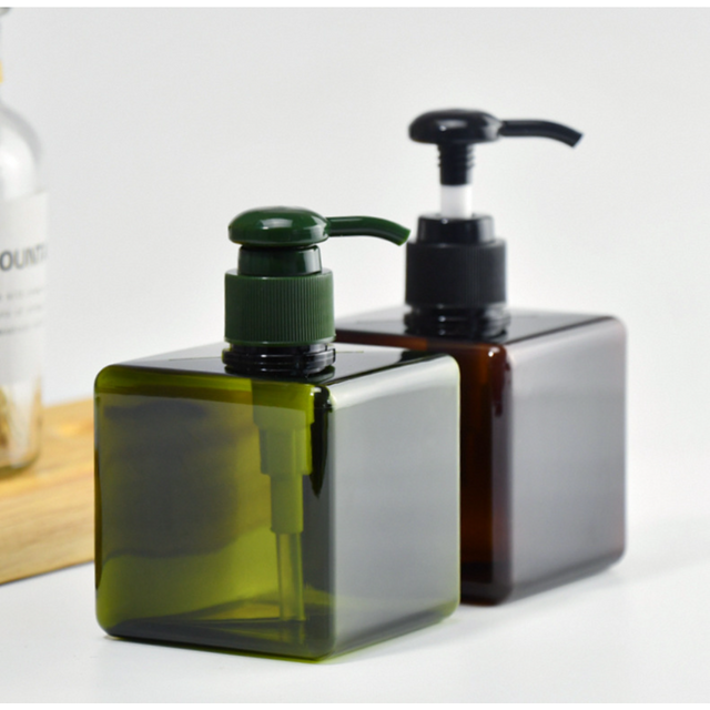 Regina-Bouteille à pompe carrée pour shampoing et gel douche, distributeur de voyage portable, pour tous les jours, 100-650ml