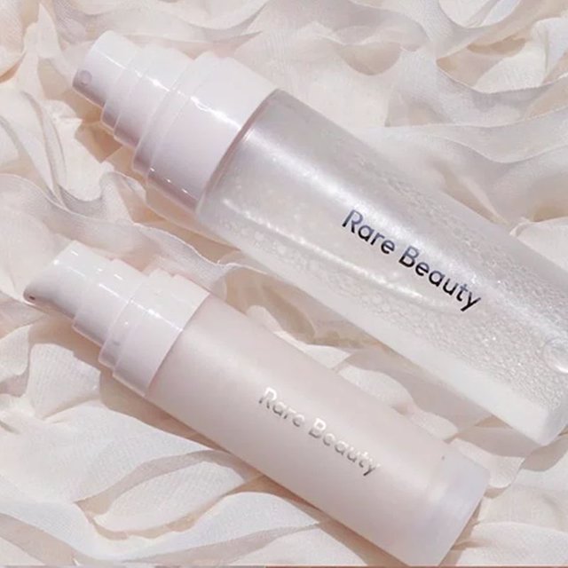 Fashion Rare Beauty 4-in-1 Makeup Setting Spray Refreshing Moisturizing Oil Control Cosmetic Portable Setting Powder with Mirror
