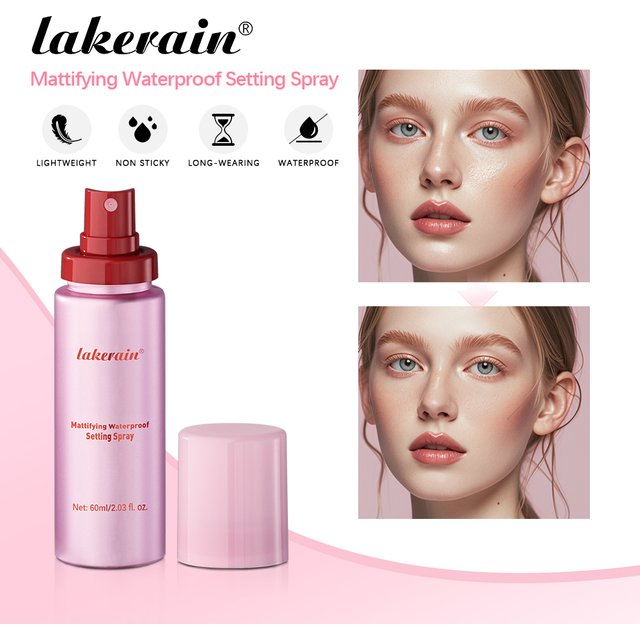 Setting Spray Lasting Waterproof Anti-Sweat Long-Lasting Oil Control Hold Makeup Fine Mattifying Setting Spray Cosmetics Face