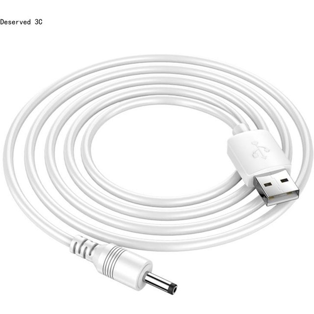 Durable USB to for DC 3.5x13.5mm Power Cord 0.5/1/1.5meters Fan Speaker Electric Toothbrush Charging Cable