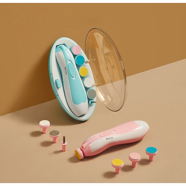 Electric Baby Nail Trimmer Baby Items Kid Nail Polisher Tool Care Kit Easy To Trim Nail File Newborn Baby Accessories Newborn
