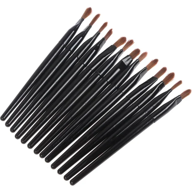 50pcs Disposable Lip Brush Gloss Wands Applicator Professional Makeup Cosmetic Brush Lip Liner Brush Eyeliner Brush Makeup Tools