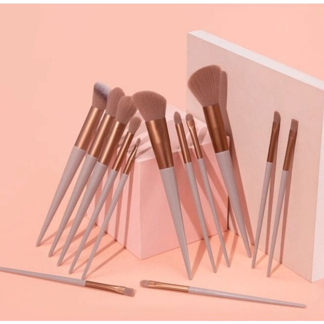 13Pcs Soft Fluffy Makeup Brushes Set Professional Foundation Powder Eyeshadow Blush Cosmetic Brush Kit for Beginner