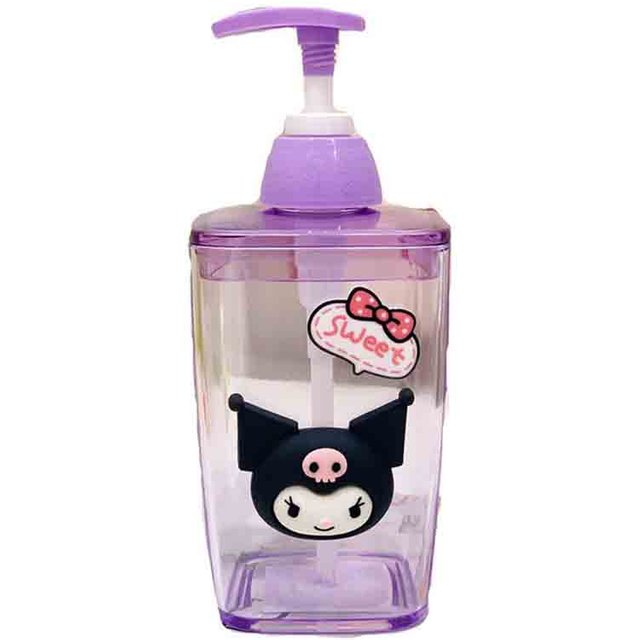 Sanrio Bottling Cartoon Cute Melody Hello Kitty Kuromi Cinnamoroll Press-type Large Capacity Shampoo Bath Bottles Home Decor