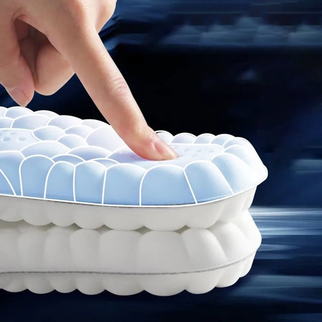Latex Sport Insoles Soft High Elasticity Shoe Pads Orthotic Breathable Deodorant Shock Absorption Cushion Arch Support Insole