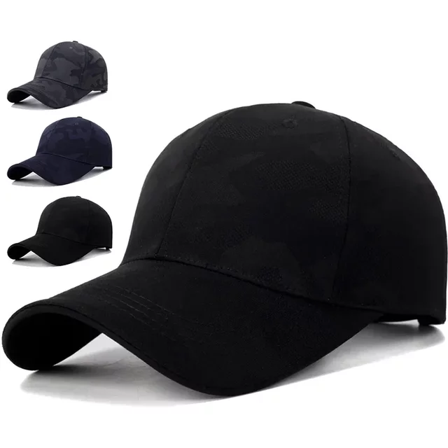 Unisex Simple Camouflage Baseball Caps Spring and Autumn Outdoor Adjustable Casual Hats Sunscreen Hat Sports Golf Cap