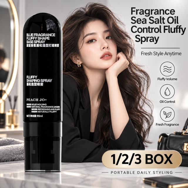 90ml Hair Fluffy Styling Spray with Sea Salt Oil Control Volume Boost Matte Finish Non Greasy Long Lasting Hair Care
