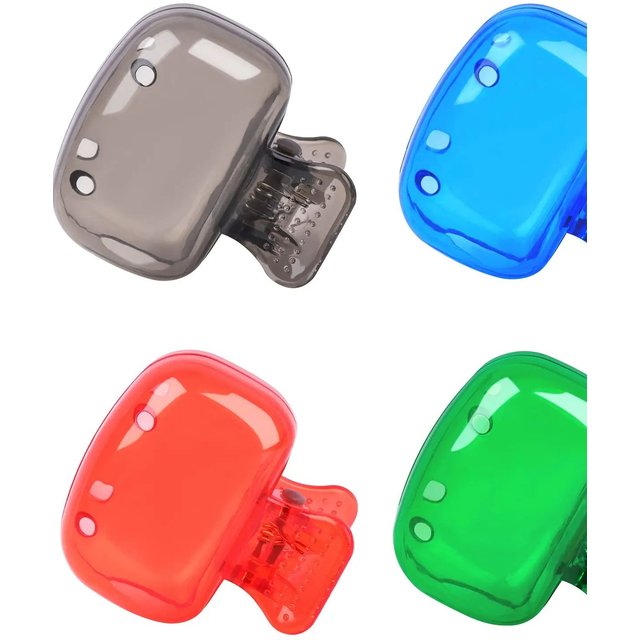 4PCS Travel Toothbrush Head Covers, Portable Protective Toothbrush Caps for Home, School, Bathroom, Business, Camping Use