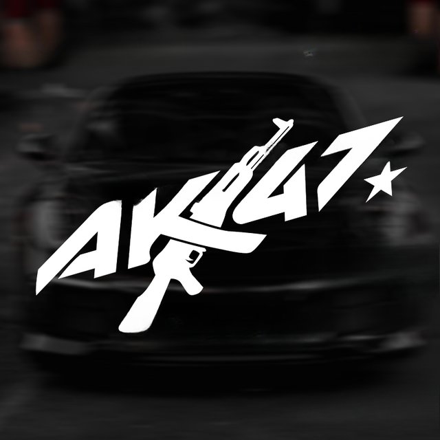 1PC AK47 Car Stickers Waterproof for Body Window Trunk Cover Scratches Durable Vinyl Decals Sunscreen Decor Vehicle Accessories