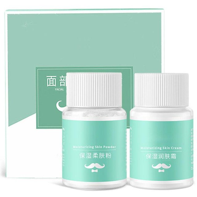 Facial Hair Removal Bleaching Kit Moustache Eyebrow Lightening Kit with Moisturizing Formula Gentle Skin-Friendly Whiten Cream