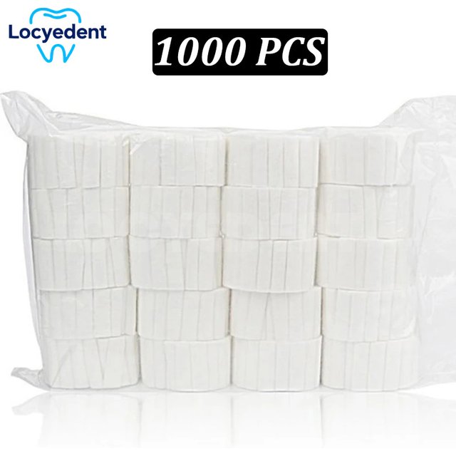 Disposable Dental Cotton Roll Medical Teeth Whitening Cleaning Surgical Cotton Absorbent Cotton Swabs Clinic Materials