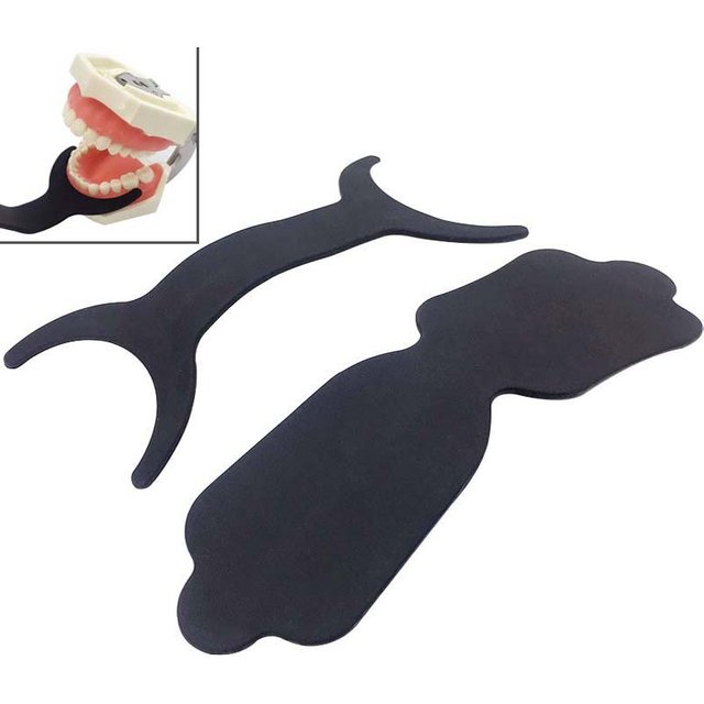 Bendable Dental Photo Contrast Board Photography Black Background Board Palatal Contraster Board Teeth Whitening Dentistry Tools