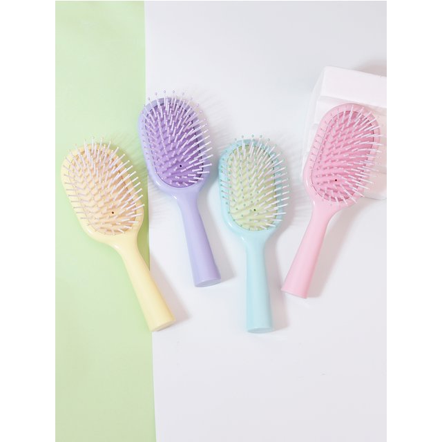 Handle Portable Scalp Massage Hair Comb Brush Cute Cartoon Air Cushion Comb Girl's Hair Care Tool Special for Real Hair Wigs