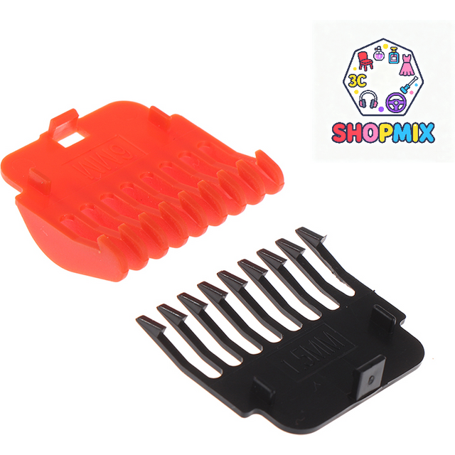 1Set Hair Clipper Guards Guide Combs Trimmer Cutting Guides Styling Tools Attachment Compatible 1.5/ 2/ 3/ 4/ 6/ 9mm