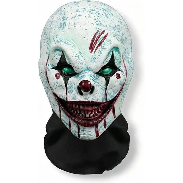 Halloween Ghost Face 3D Printed Mask Stretch Mesh Full Face Mask Skull Role Play Headdress Halloween Cosplay Horror