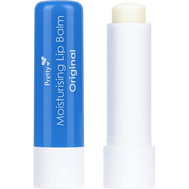 Pretty Moisturising Lip Balm 2Pack, Original Hydrating Lip Care, Nourishing Protection for Dry Lips