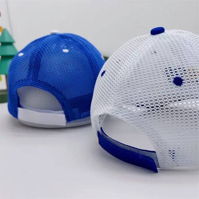 Spring and Summer Children's Sunshade Baseball Cap Thin Mesh Breathable Baby Sunscreen Duckbill Cap
