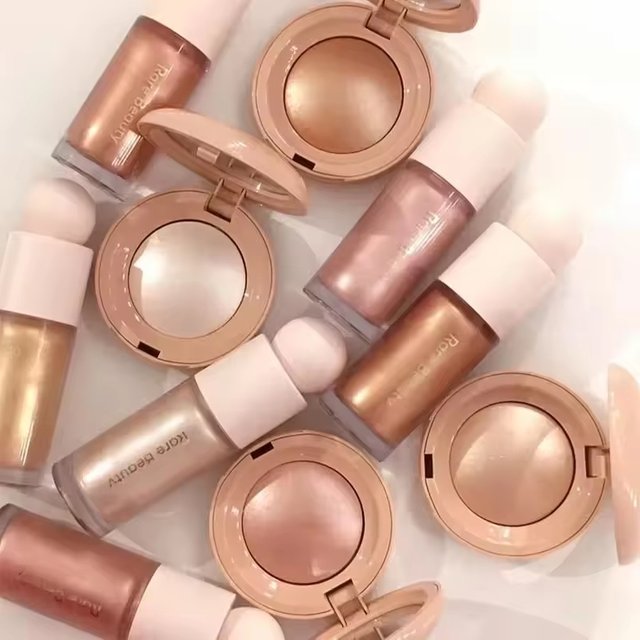 Rare Beauty Highlighter Long Lasting Face Illuminator Brighten Exhilarate Enlighten Enchant Liquid Highlighter Cosmetics Makeup