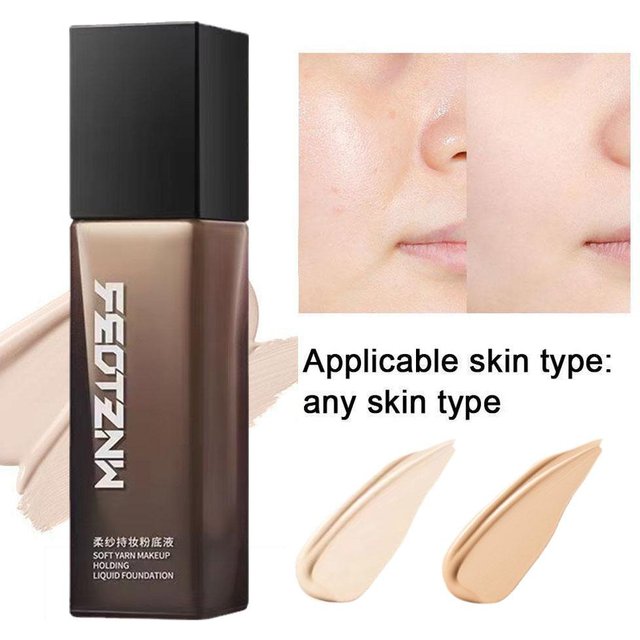 Soft Yarn Makeup Holding Foundation Liquid Foundation Matte Concealer Waterproof Moisturizing Air Cushion Female Base Makeup