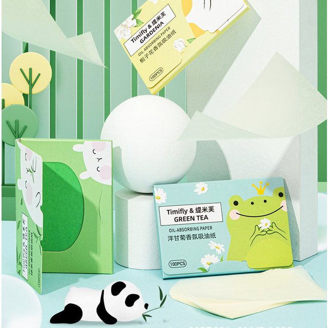 100PCS Protable Face Oil Blotting Paper Matting Face Wipes Facial Cleanser Oil Control Oil-absorbing Face Cleaning Towel Tools