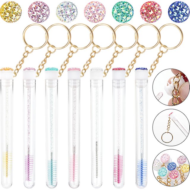 Baguettes applicateur de mascara en cristal, fournitures de anciers de cils, brosse de maquillage,