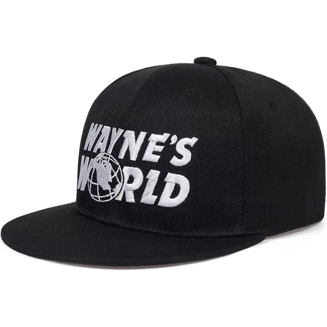 Unisex WAYNE'S WORLD Embroidery Hip-hop Hats Spring and Autumn Outdoor Adjustable Casual Baseball Caps Sunscreen Hat Sports Cap