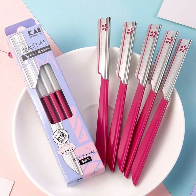 5-10pcs Eyebrow Epilator Sets for women Makeup Beauty Eyebrows Hair Removal Styling Tool Steel Blade Makeup Facial Razor Trimmer