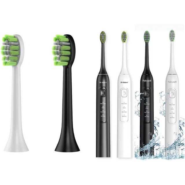 Fairywill FW-Y05 DrYadent YD05 Jeenk JK-Y05 Electric Toothbrush Heads Replacement Soft Bristles Nozzles