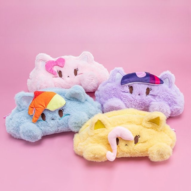 Cartoon Kawaii My Little Pony Stationery Storage Bag Makeup Department Portable Versatile Cute Good Looking Student Essentials