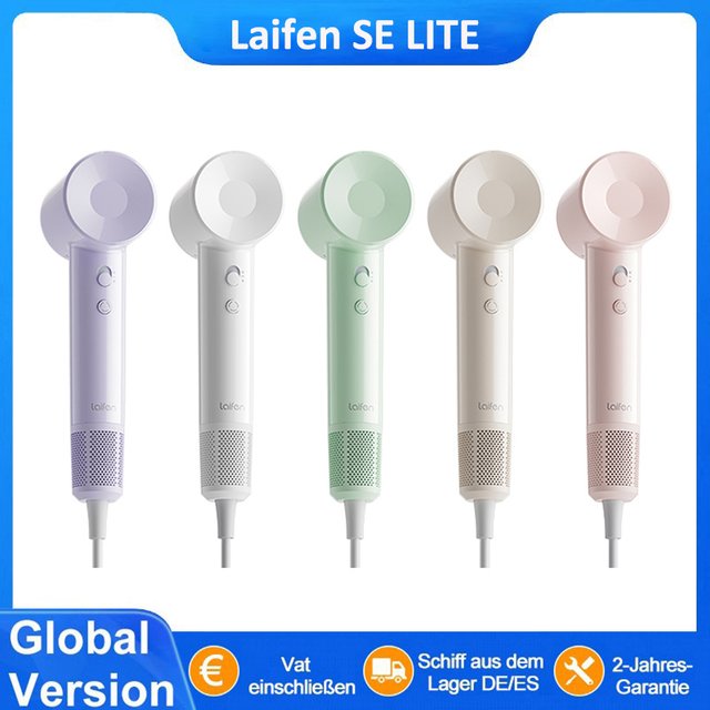 Sèche-cheveux Laifen Se Lite, faible volume, 150 millions d'ions négatifs, séchage rapide, soins capillaires à domicile et en voyage, équipement de salon de beauté
