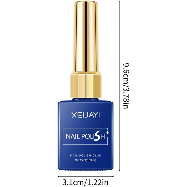 1Pc 15ML Klein Blue Gel Pure Nail Polish Gel Nail Add Semi-Permanent Soak Off UV LED Construction Gel Varnish