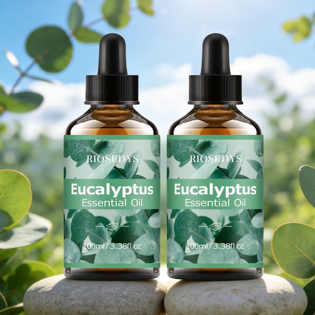 100ml EUCALYPTUS ESSENTIAL OIL Suitable for massage and skincare, deeply nourishes and moisturizes, and improves skin condition.