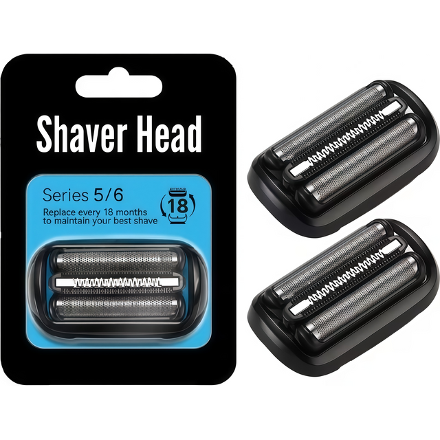 53B Head Replacement Is Suitable for 5/6 Series Electric Shavers 5018s, 5020s, 5031s, 5050cs, 6020s, 6072cc, Black