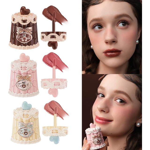 Flower Knows Sweetie Bear Coating Lip Jelly Hydrating Glossy Lip Tint Moisturizing Long Lasting Non Sticky Lipgloss Vegan Makeup