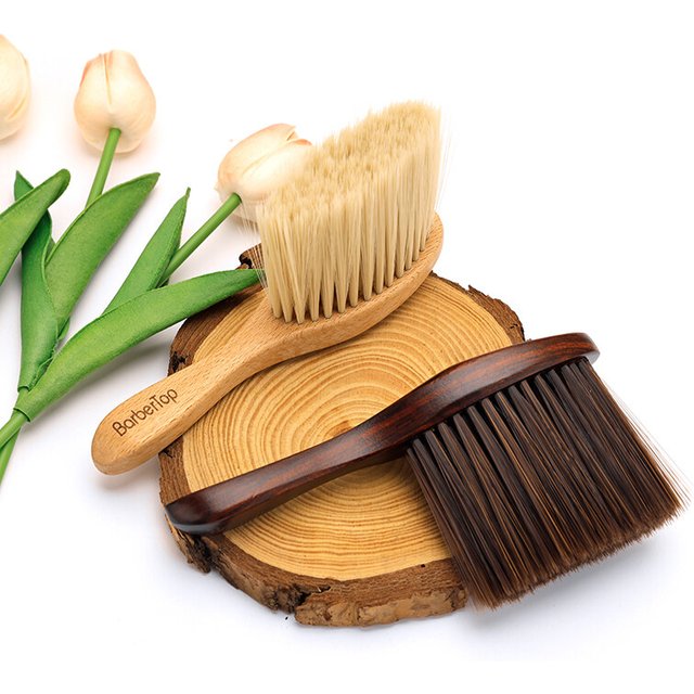 Barbertop Neck Duster Hairdressing Cleaning Brush Hair Brush Remove Soft Brush Salon Stylist Barbershop Tools