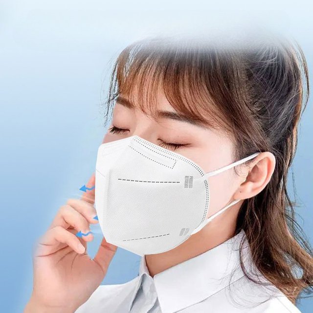Health Safety 10 Pieces N95 Face Mask KN95 Respirator Dust Mask Breathable Disposable Protective Mask Protective KN95 Facemask